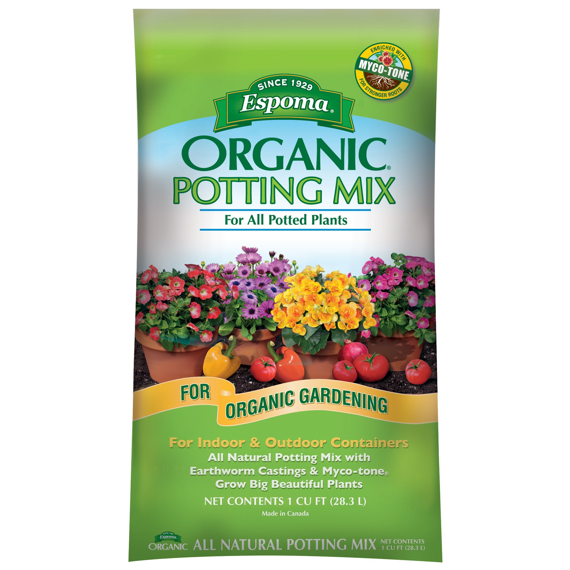 Espoma 2cf Organic Potting Mix — Single Unit