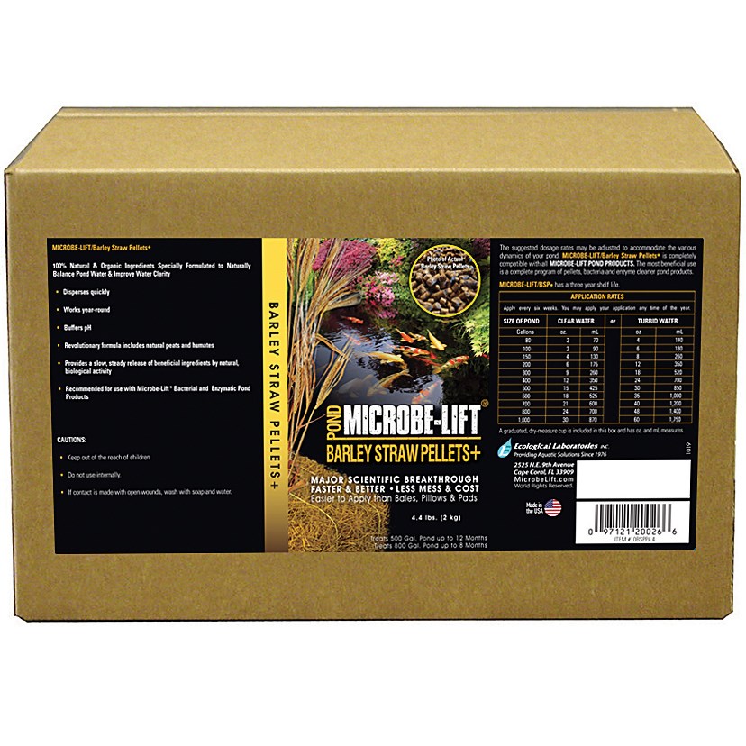 Eco Labs 4.4# Microbe Lift Barley Straw Pellets