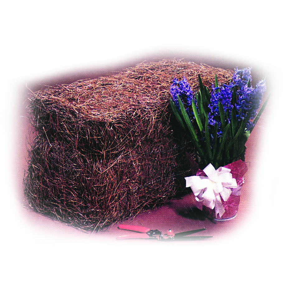 Baled Pine Straw Covers 25 sq ft — priced per each; minimum 48; multiples of 48