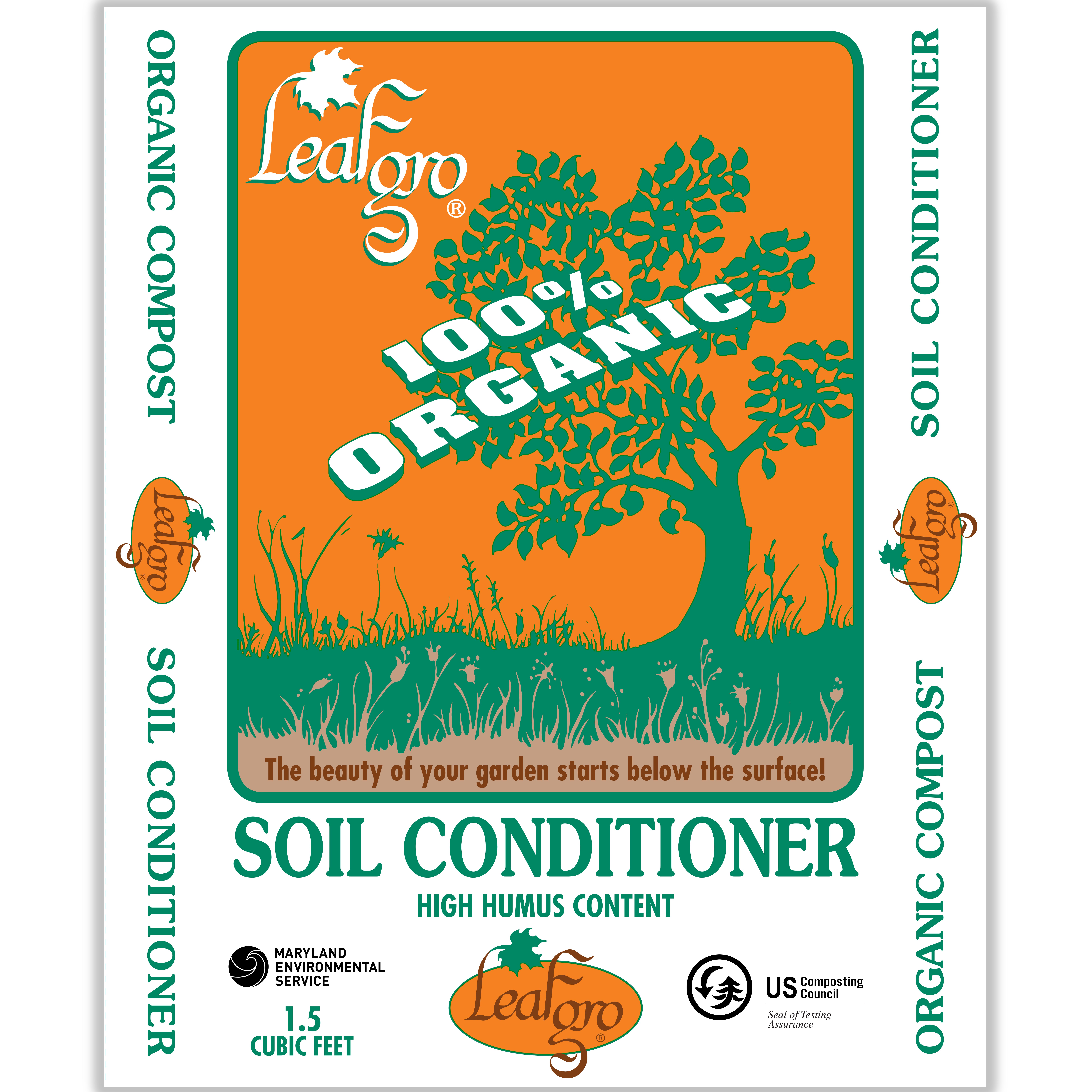 Leaf Gro 1.5cf Each Organic Compost Soil Conditioner