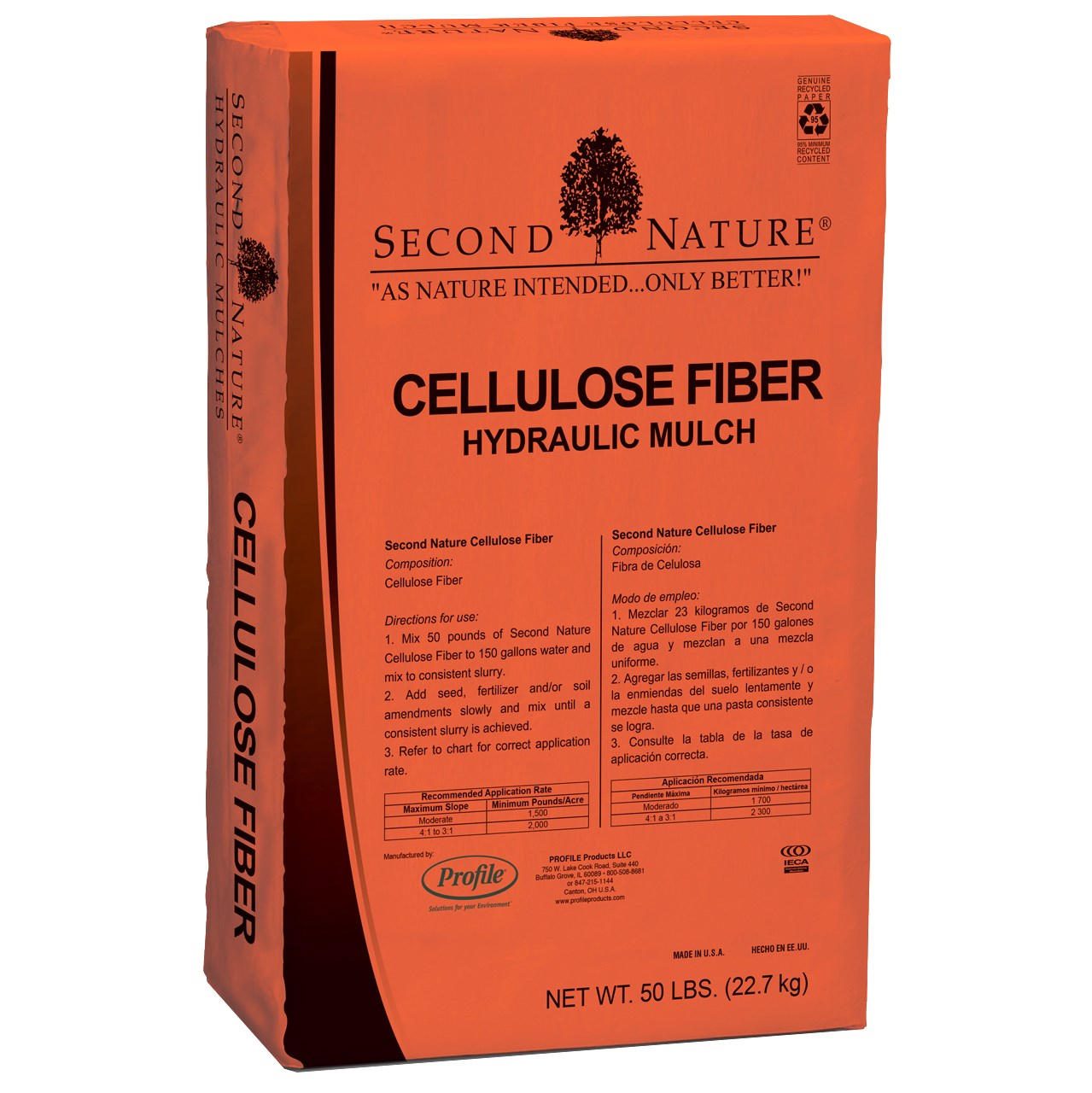 Profile 50# 100% Cellulose Mulch