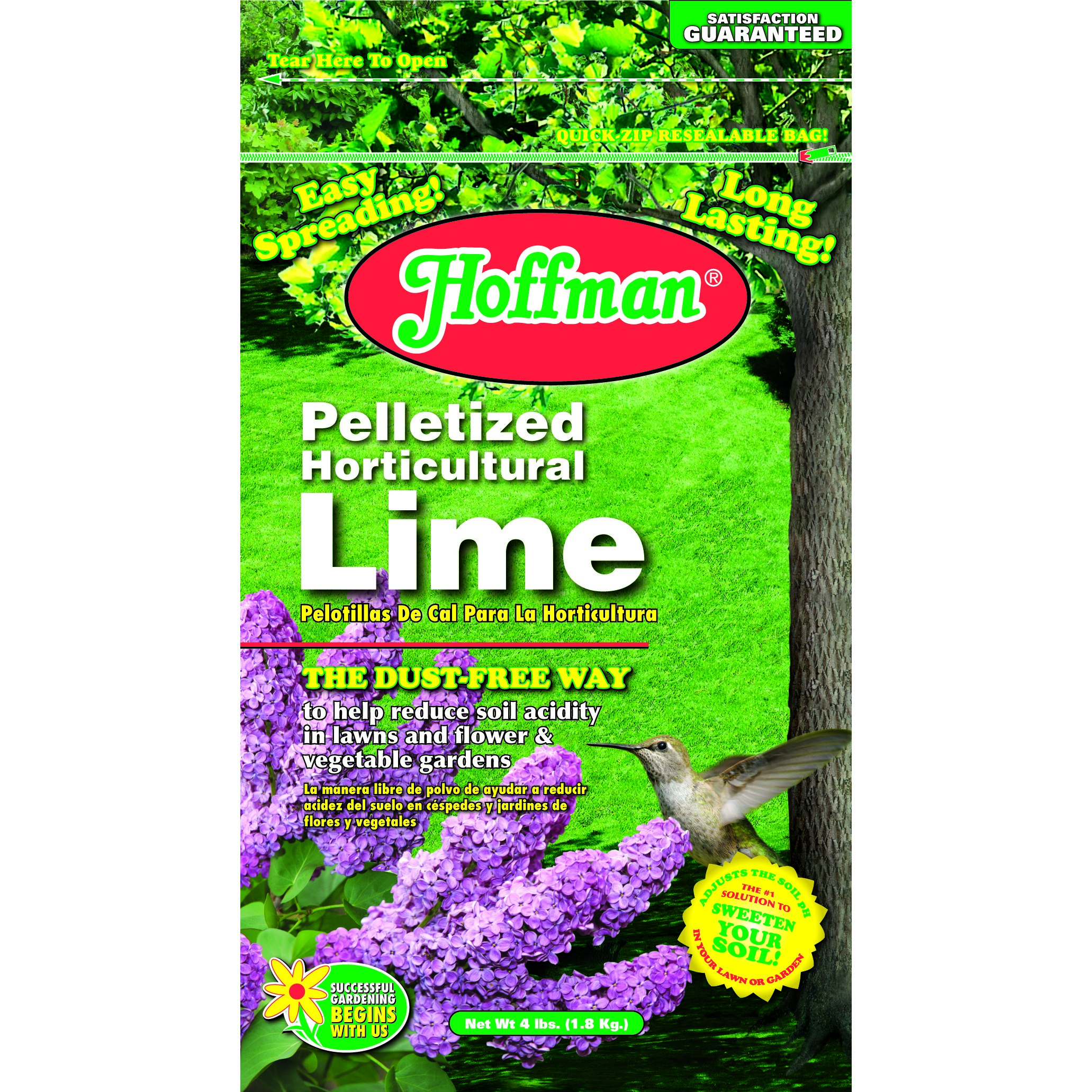 Hoffman 4# Garden Lime Pelletized — priced per each; minimum 12; multiples of 12