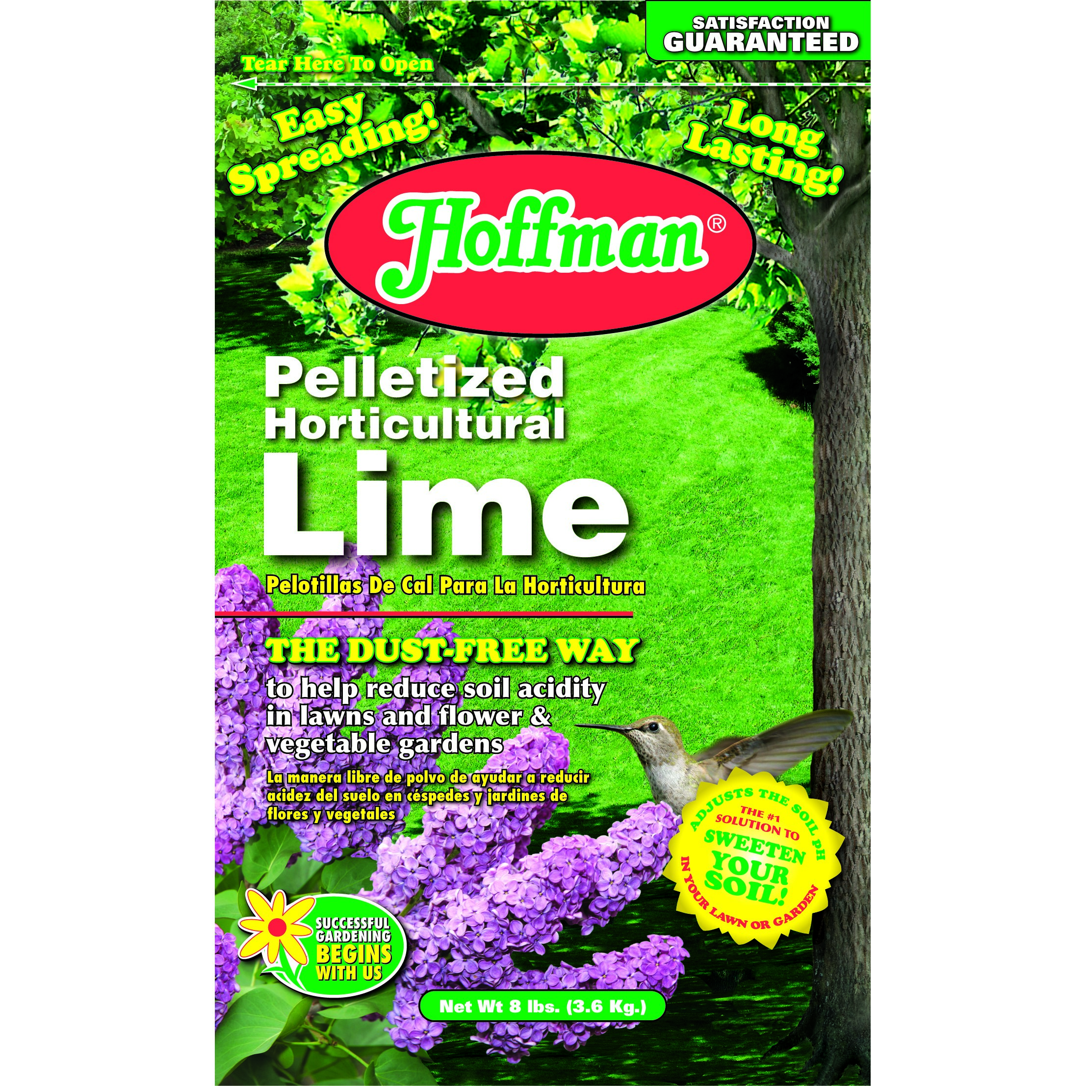 Hoffman 8# Garden Lime Pelletized — priced per each; minimum 6; multiples of 6