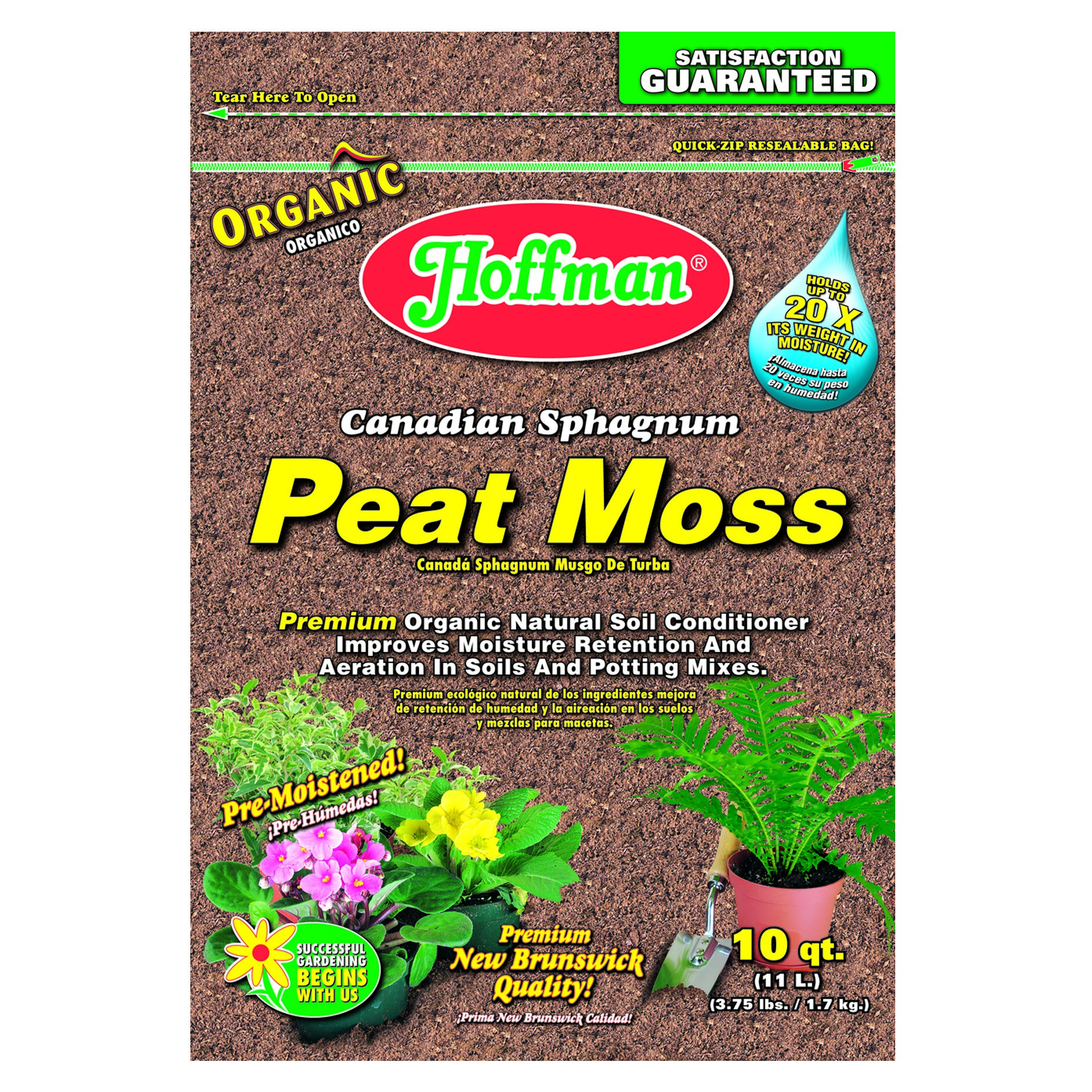 Hoffman 18qt Sphagnum Peat Moss — priced per each; minimum 4; multiples of 4
