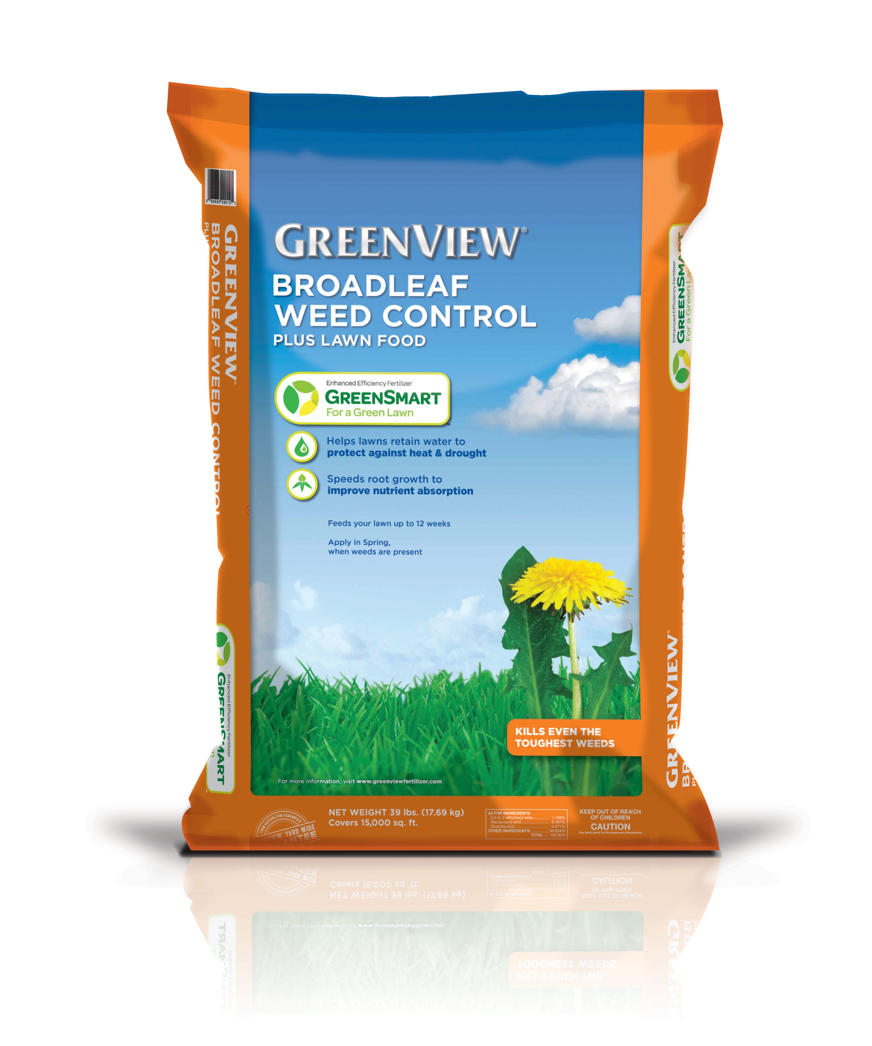 Greenview 15M 27-0-4 Weed & Feed GreenSmart