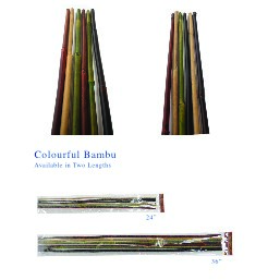 SuperMoss 6pk 18" Bamboo Stakes Natural