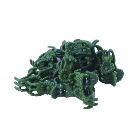 SuperMoss 24pc Medium Green Daisy Orchid Clips