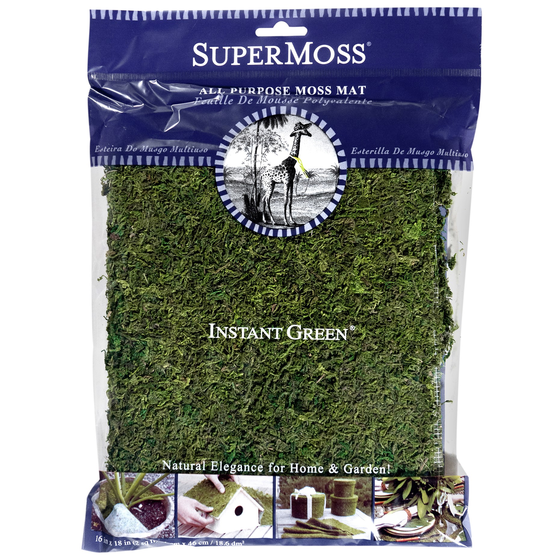 SuperMoss 18"x16" Moss Mat Runner — priced per each; minimum 12; multiples of 12