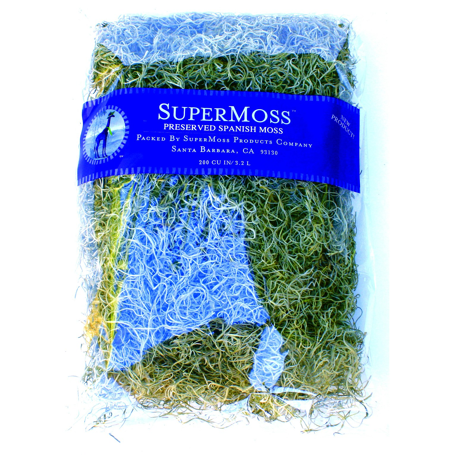 SuperMoss 8oz Spanish Moss Preserved Natural
