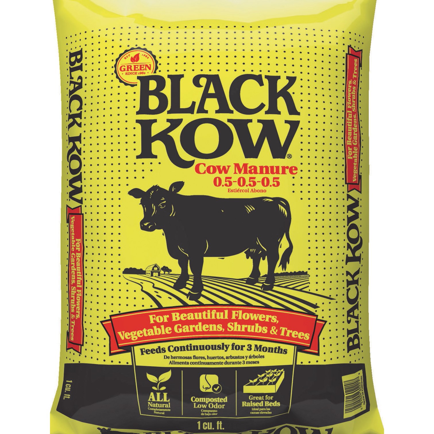 Black Kow 1cf Compost Cow Manure