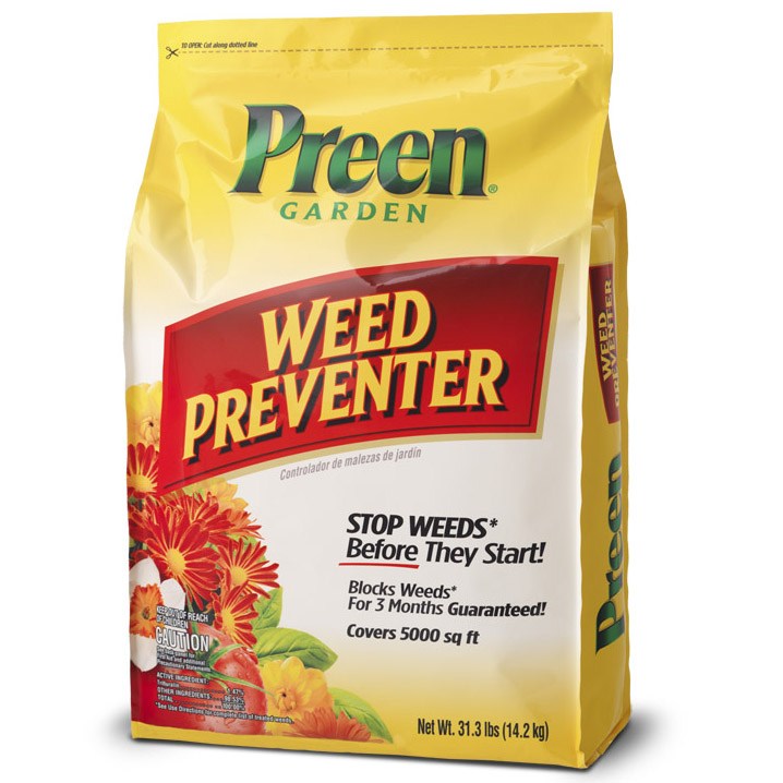 Preen 31.3# 5000SF Garden Weed Preventer 5M