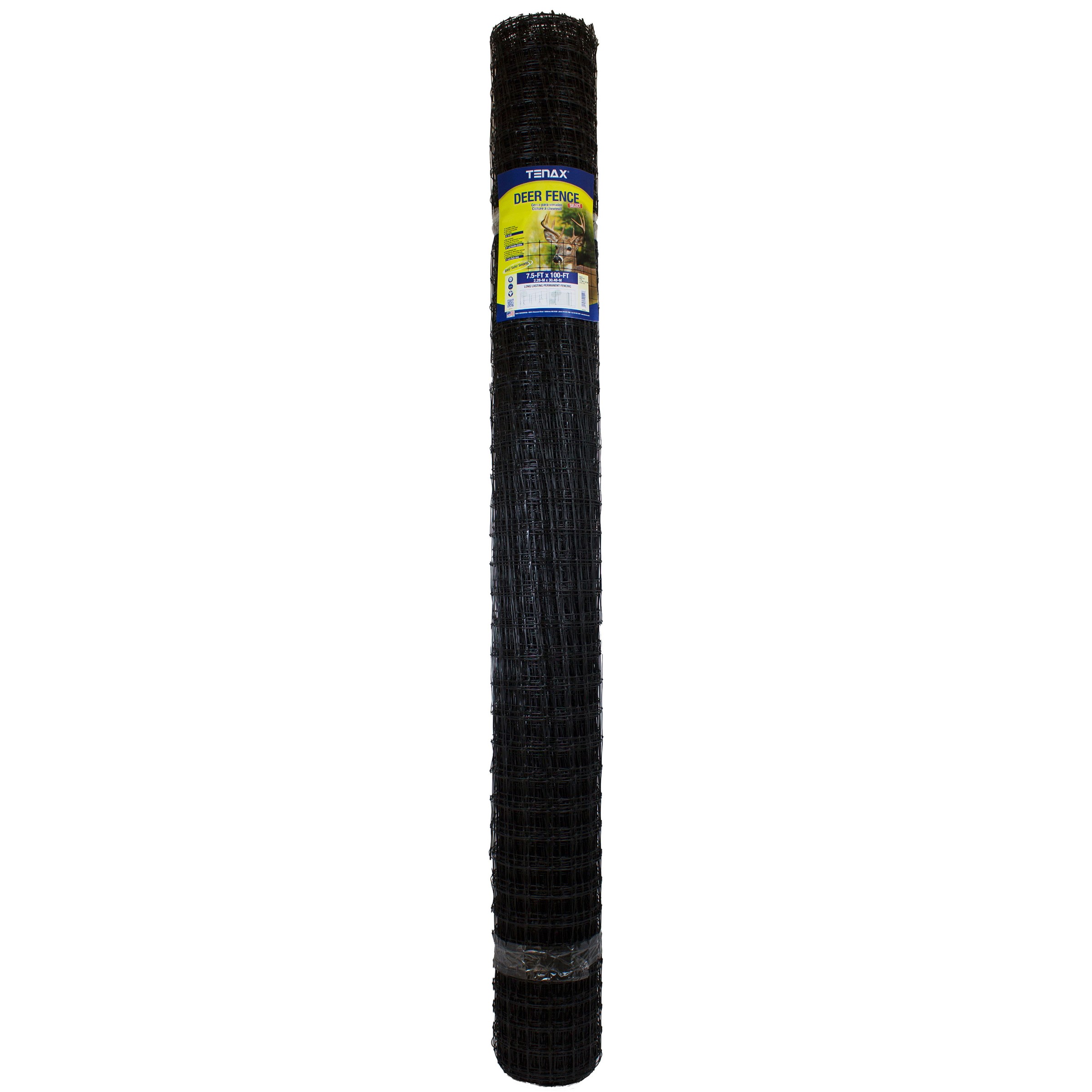 Tenax 7.5'x100' Black Deer Fence Select