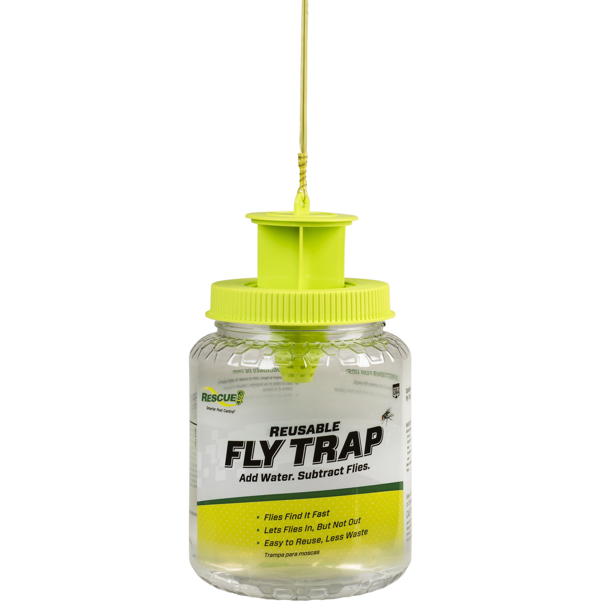 Rescue Reusable Fly Trap — priced per each; minimum 12; multiples of 12