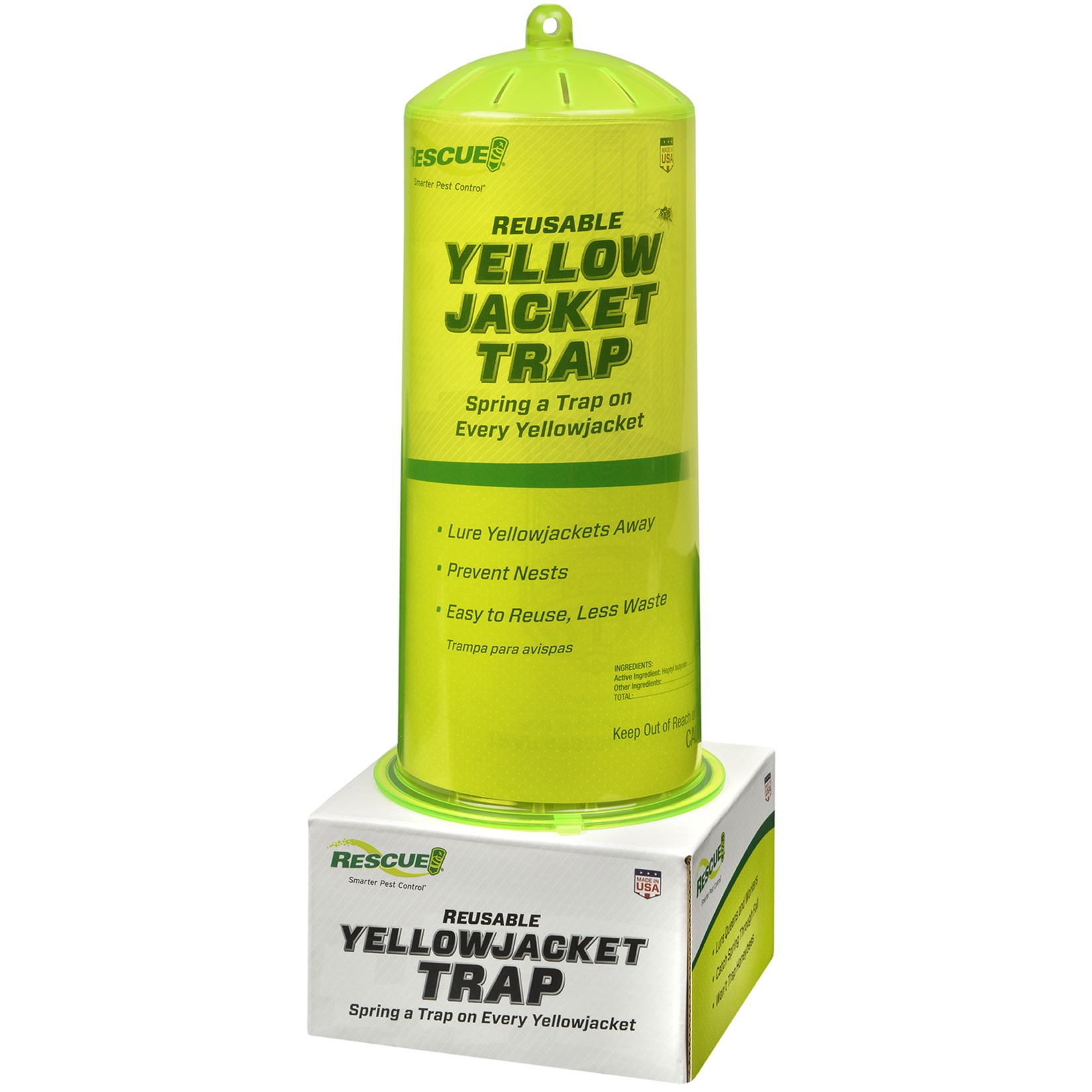 Rescue Yellow Jacket Reusable Trap — priced per each; minimum 12; multiples of 12