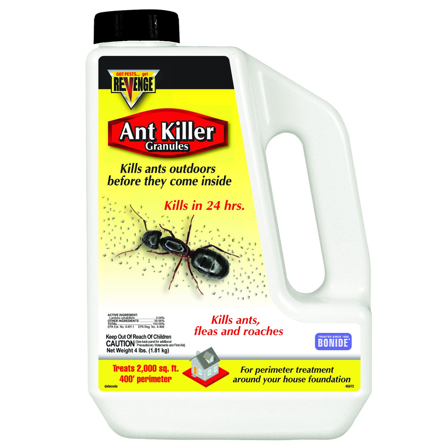 Bonide Revenge 4# Ant Killer Granules — priced per each; minimum 12; multiples of 12