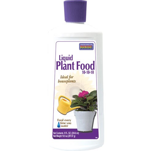 Bonide 8oz Houseplant Food 10-10-10 — priced per each; minimum 12; multiples of 12