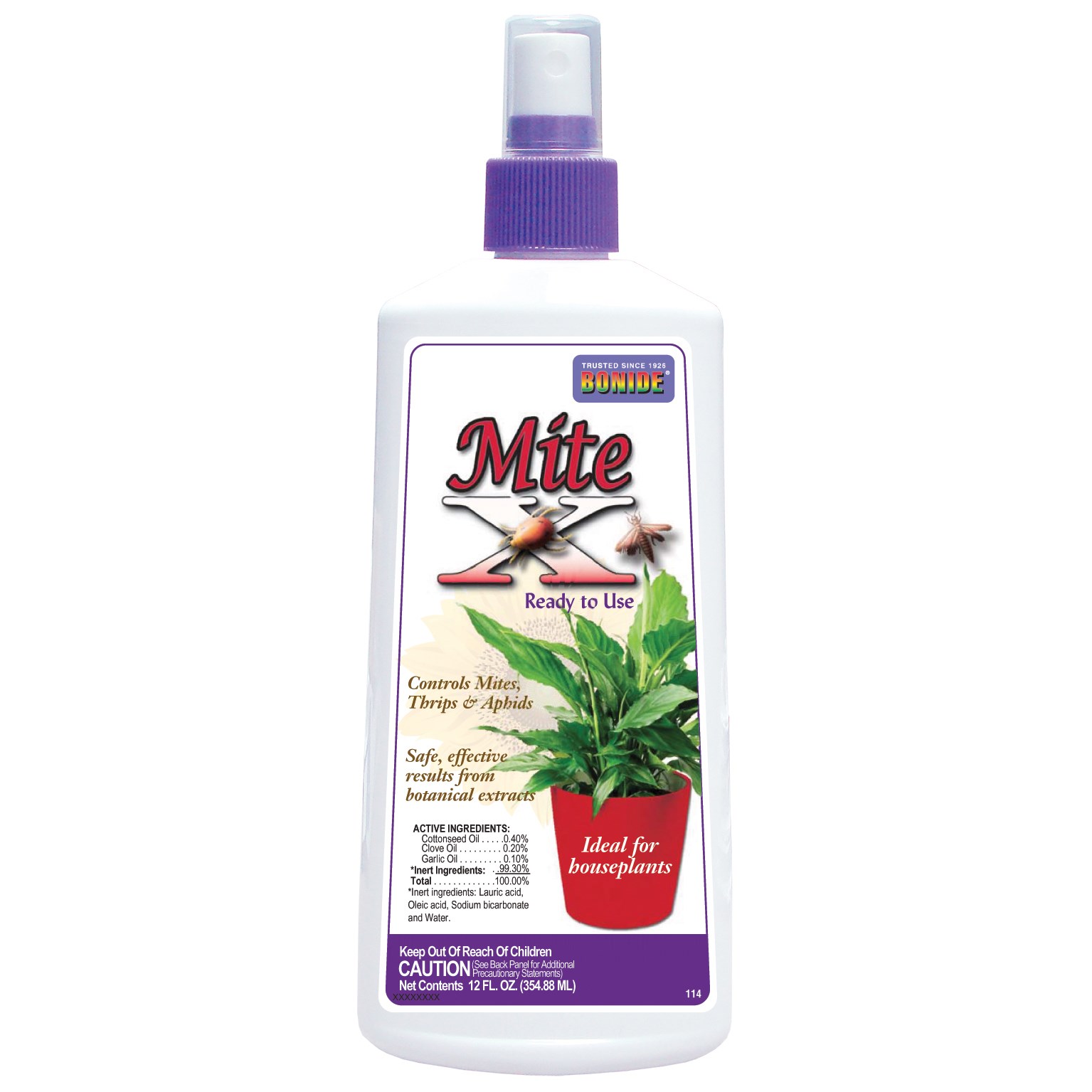 Bonide 12oz Mite X Houseplant Insect Killer — priced per each; minimum 8; multiples of 8