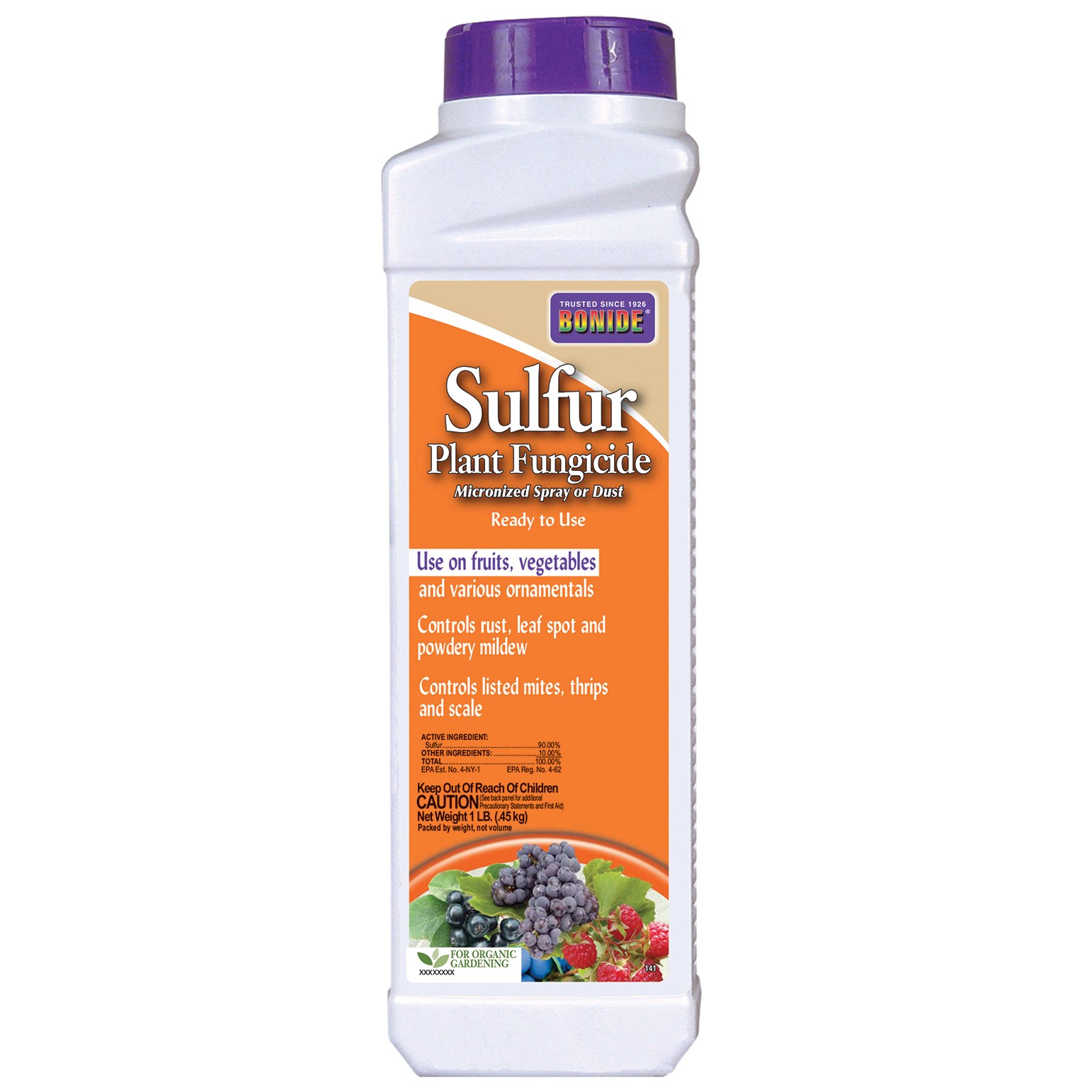 Bonide 1# Sulfur Dust Fungicide — priced per each; minimum 12; multiples of 12