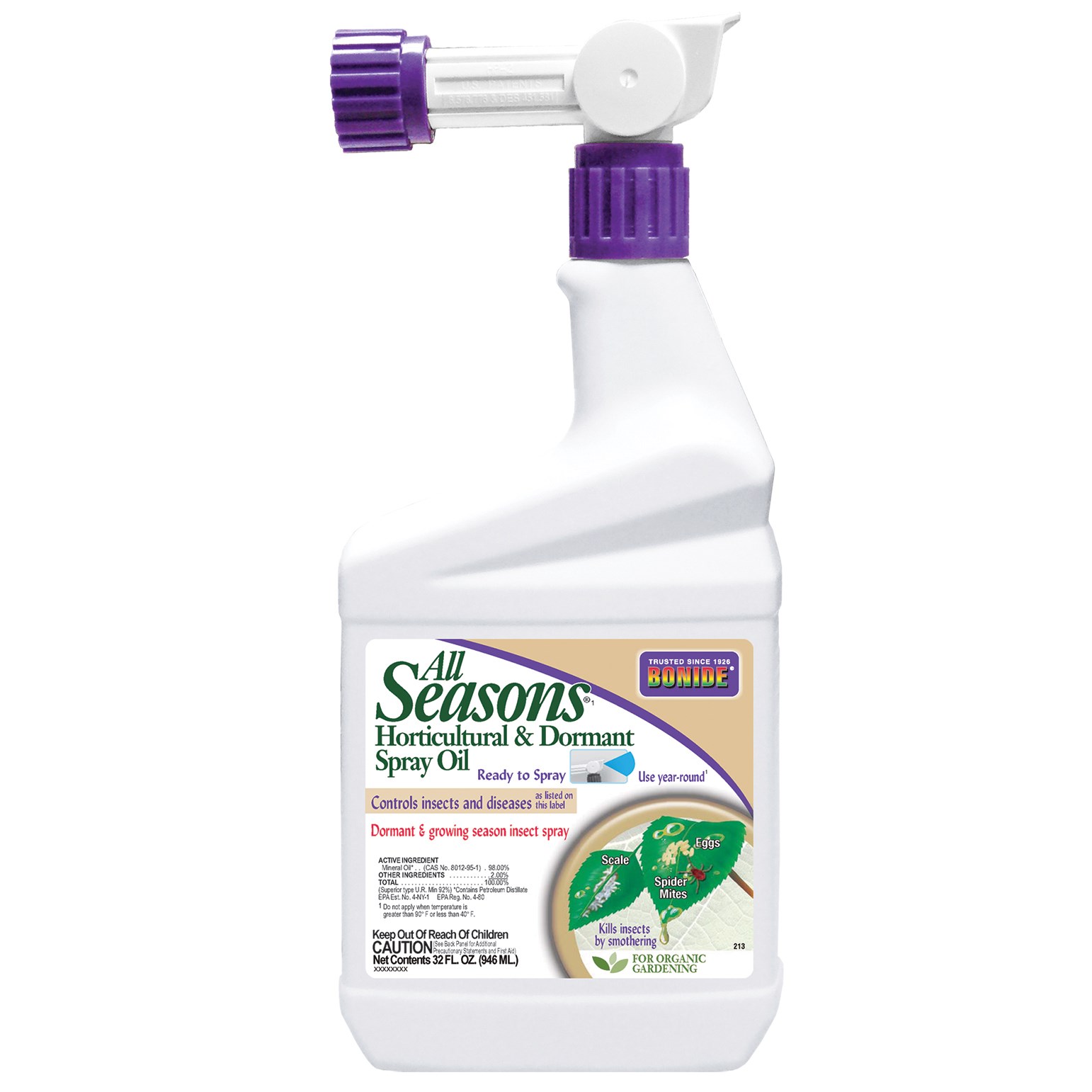 Bonide Qt RTS All Season Hort & Dormant Spray — priced per each; minimum 12; multiples of 12