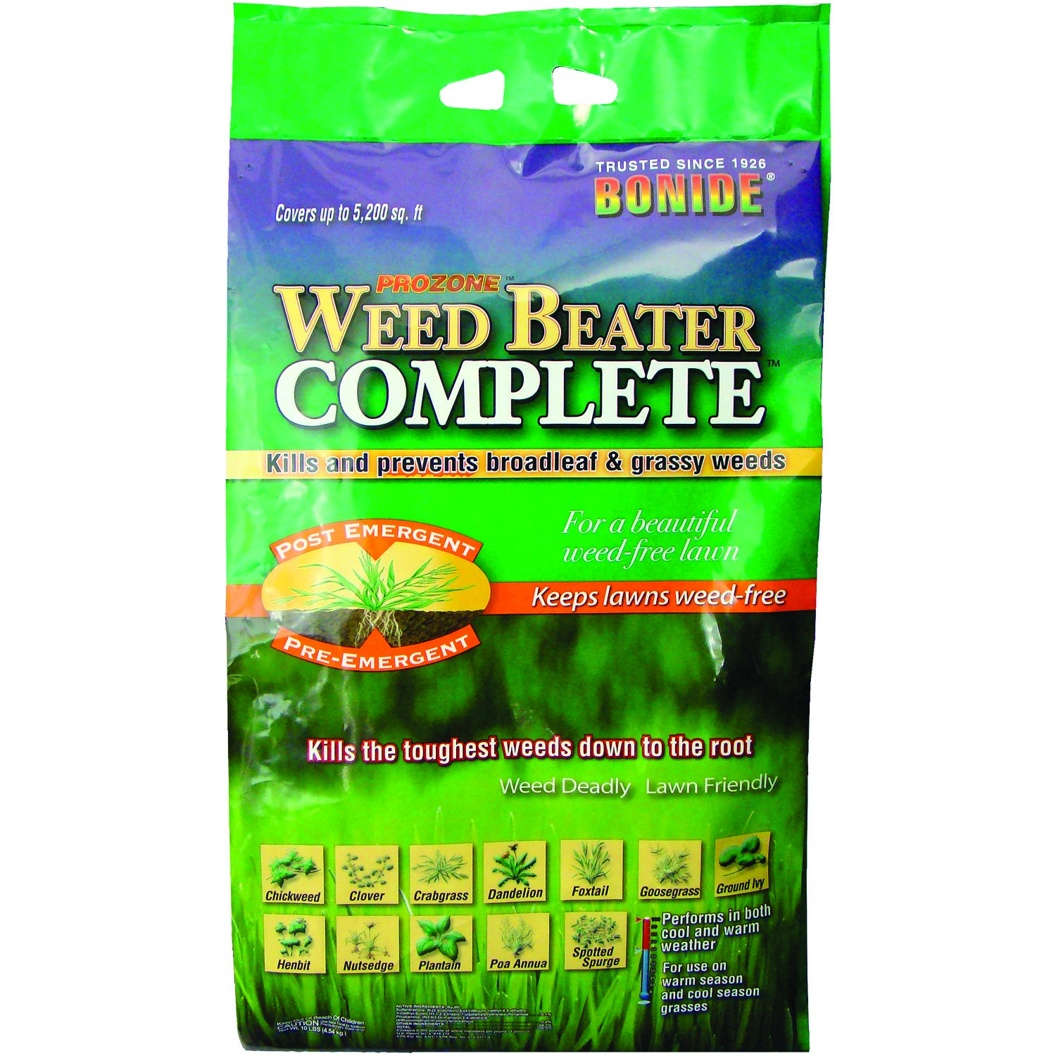 Bonide 10# Weed Beater Complete Granules — priced per each; minimum 4; multiples of 4