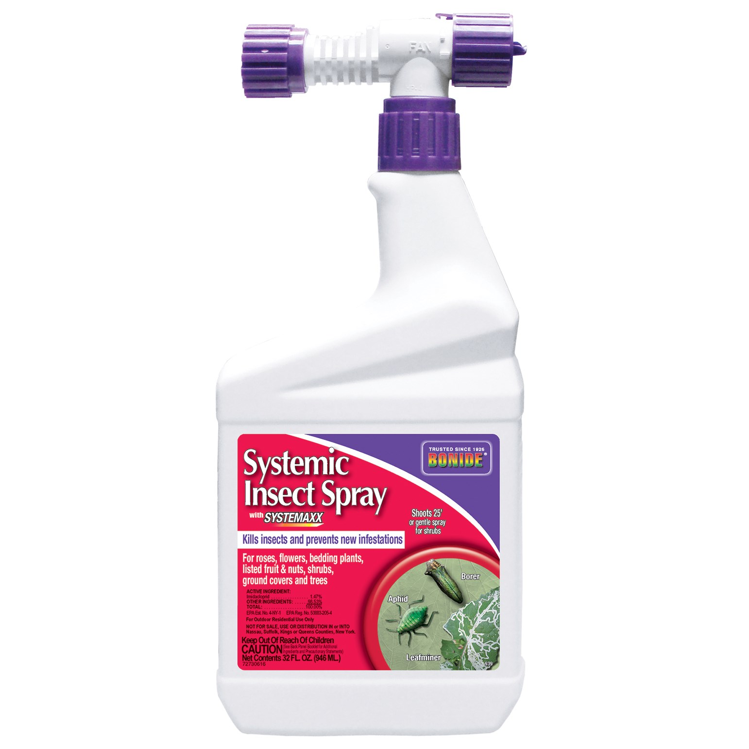 Bonide Qt Systemic Insecticide Rts — priced per each; minimum 12; multiples of 12