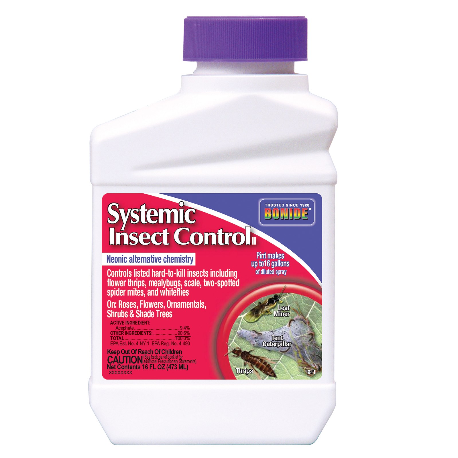 Bonide Pt Systemic Insecticide Liquid — priced per each; minimum 12; multiples of 12