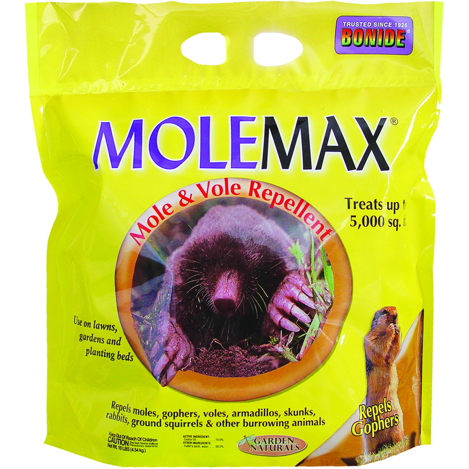 Bonide 10# Mole Max Eaches Repellent Granules (150/PLT)
