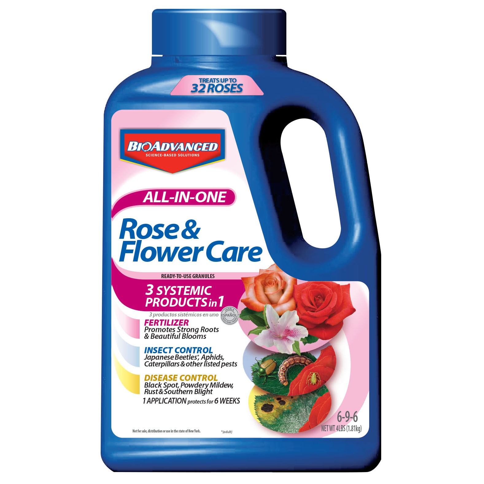 BioAdvanced 4# All-In-One Rose & Flower Care (Keywords: Bayer ) — priced per each; minimum 6; multiples of 6
