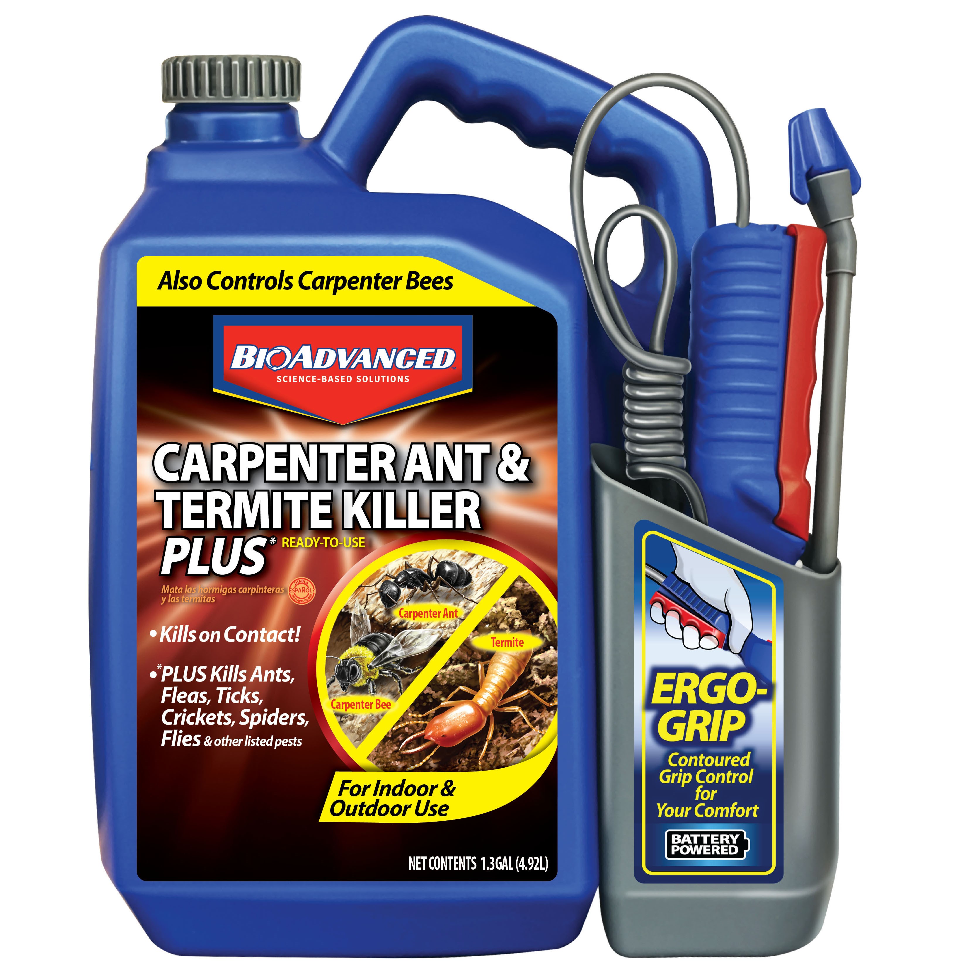 BioAdvanced 1.3gal Carpenter Ant & Termite Killer Power Sprayer (Keywords: Bayer ) — priced per each; minimum 4; multiples of 4