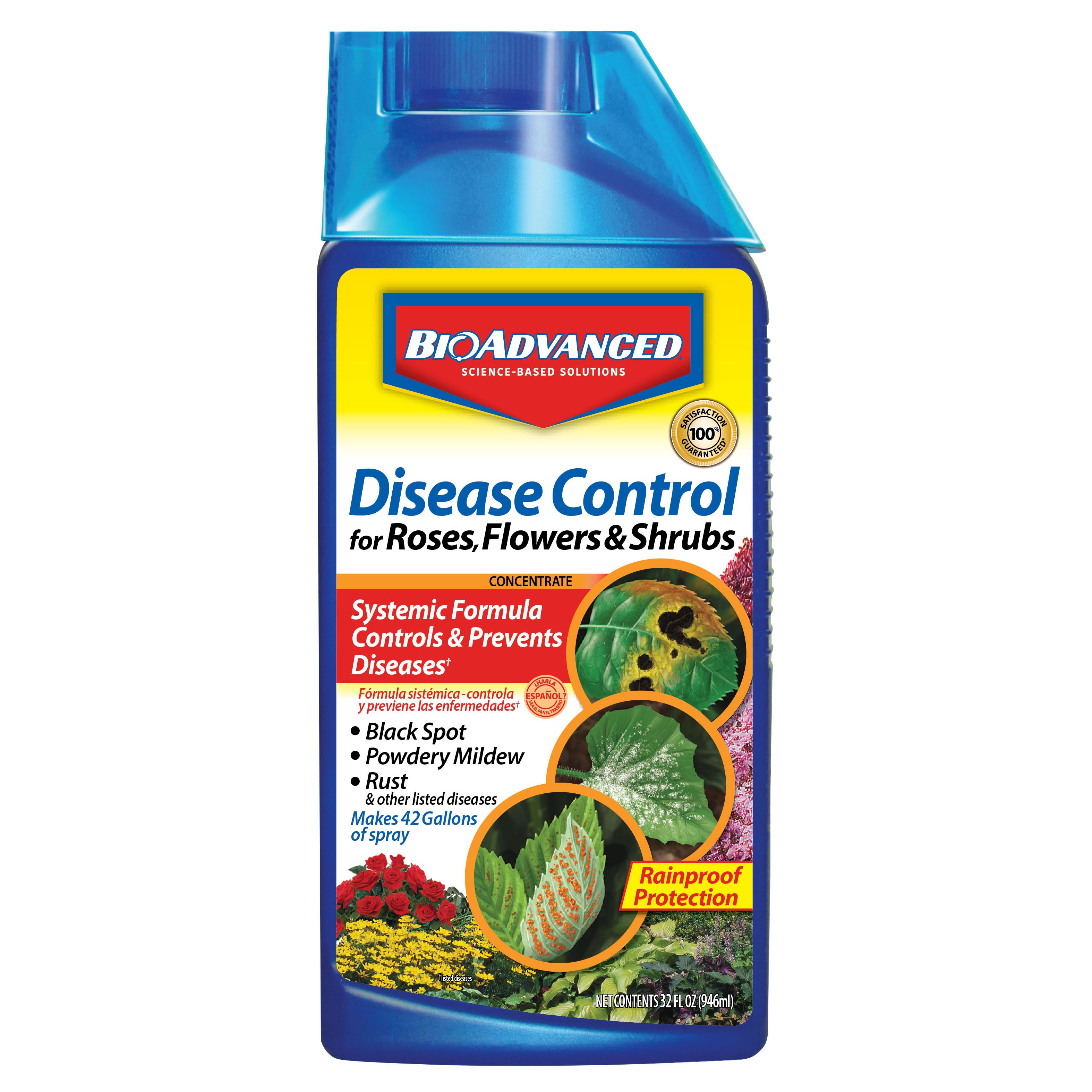 BioAdvanced 32oz Disease Control For Roses & Flowers Concentrate (Keywords: Bayer ) — priced per each; minimum 8; multiples of 8
