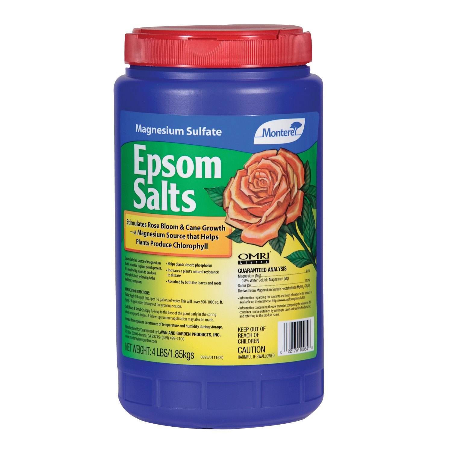 Monterey 4# Epsom Salts OMRI