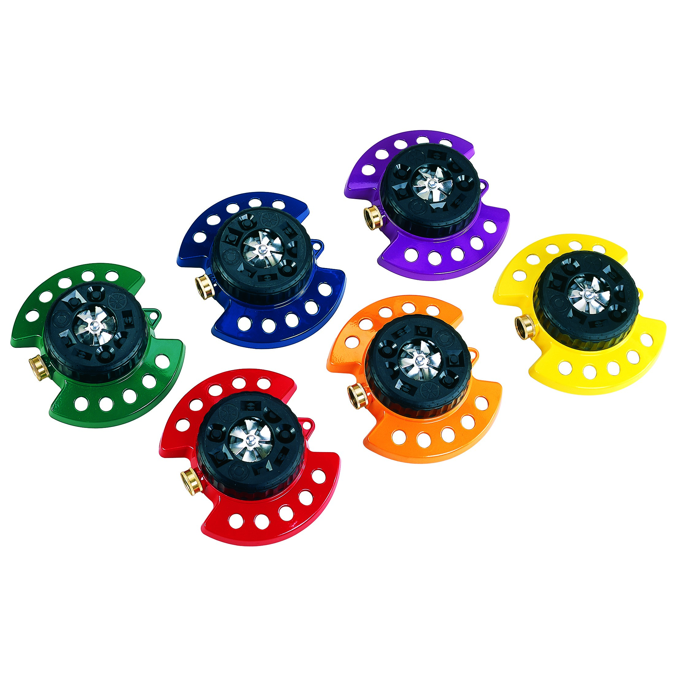 Dramm Colorstorm 9 Pattern Turret Sprinkler Assorted Colors — priced per each; minimum 6; multiples of 6
