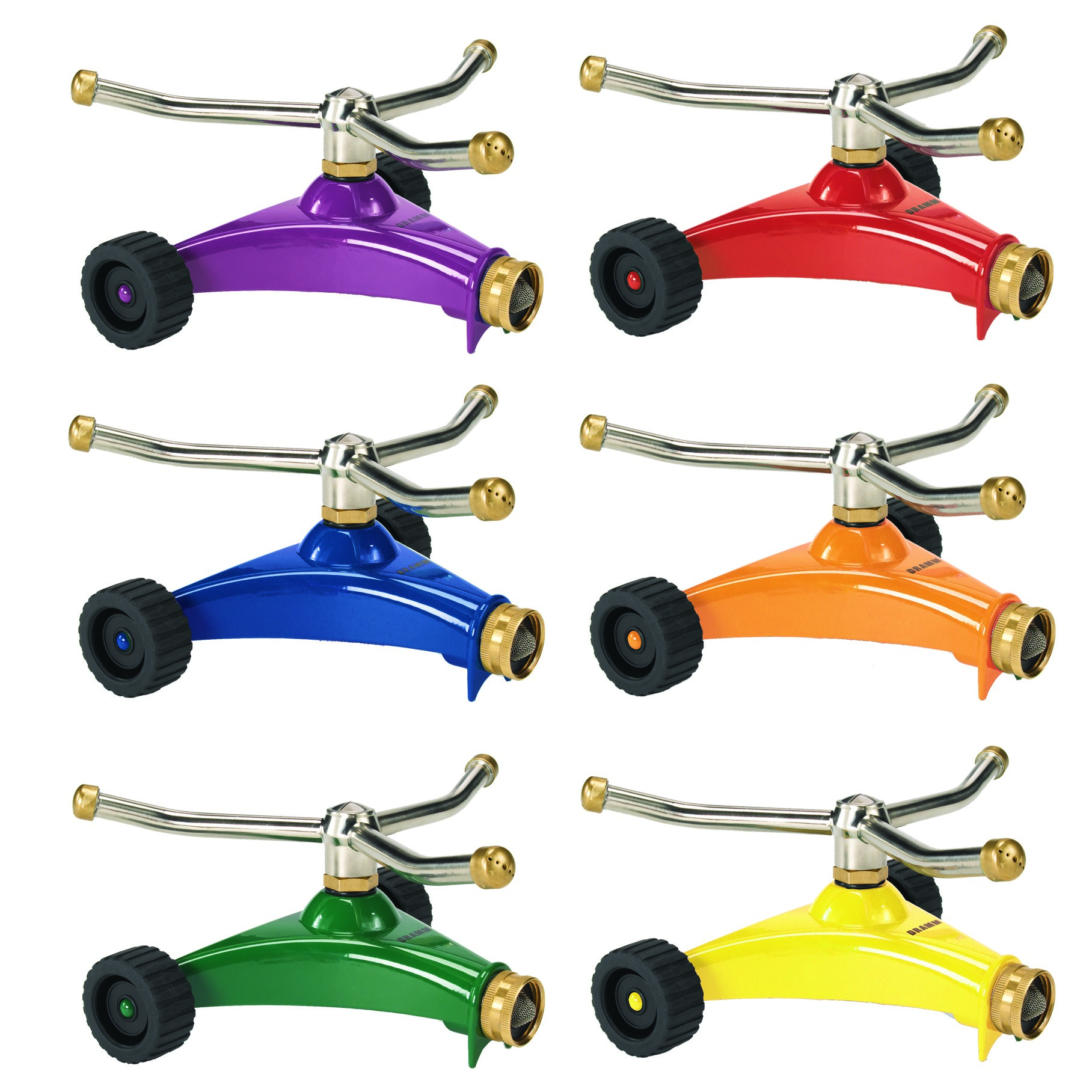Dramm Colorstorm Whirling Sprinkler Asst — priced per each; minimum 6; multiples of 6