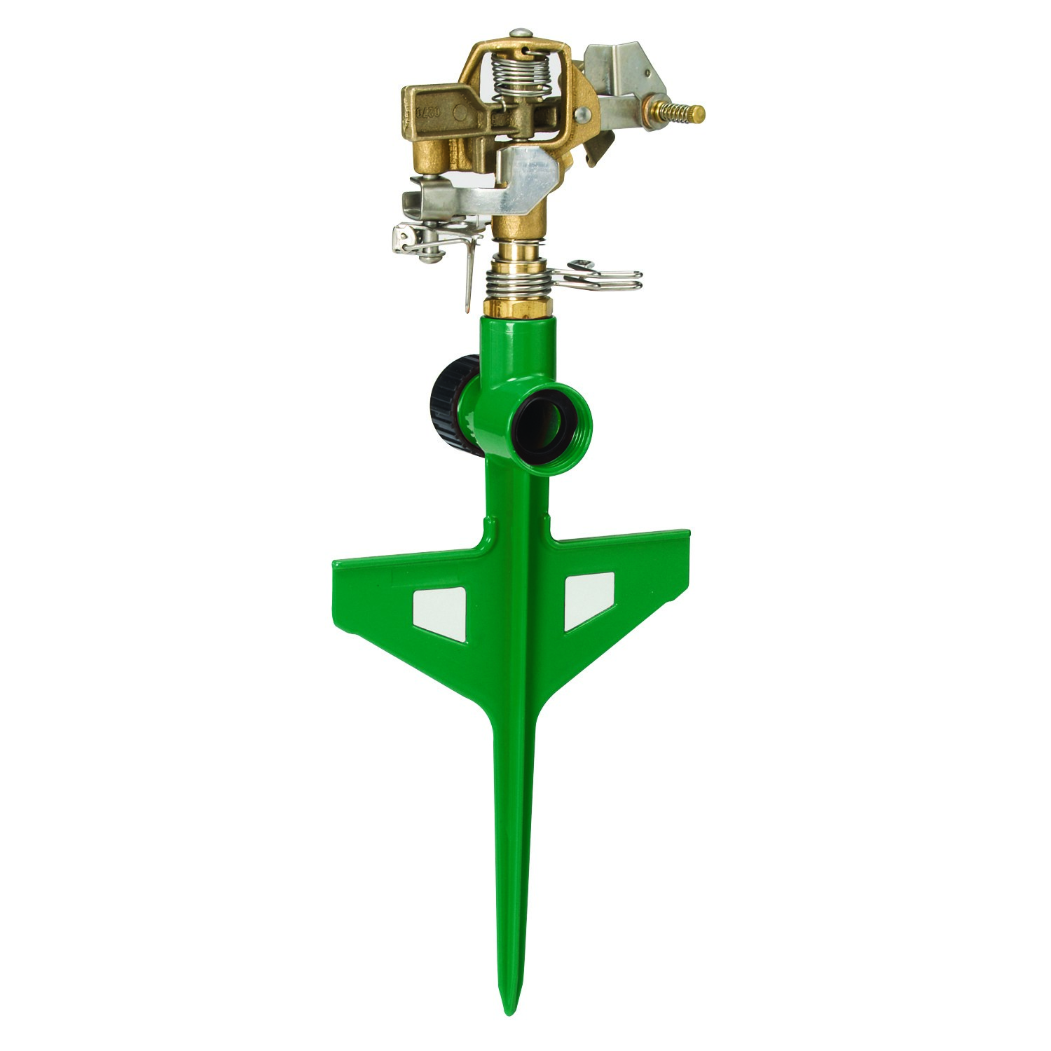 Dramm Colorstorm Impulse Stake Sprinkler Green