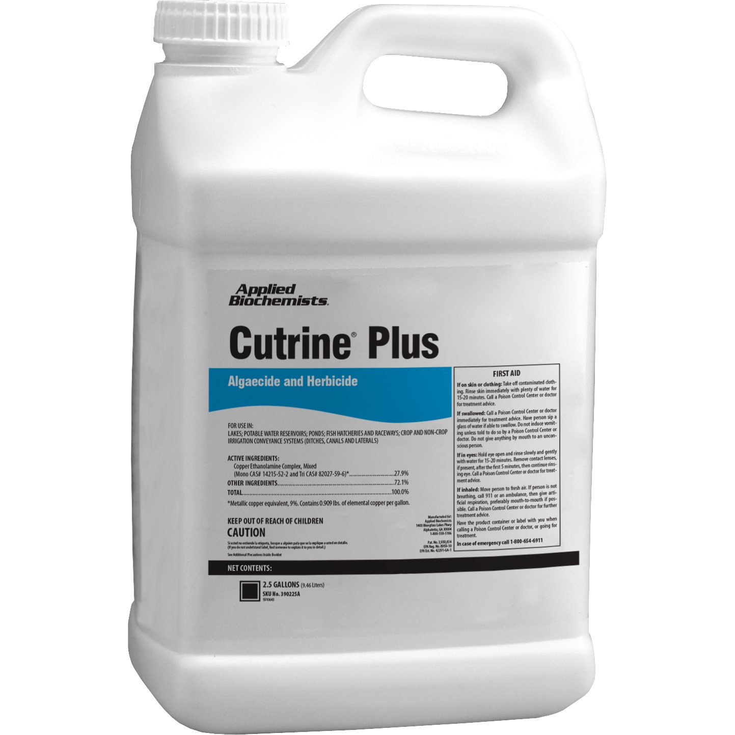 Cutrine Plus 2.5Gl ( copper ethanolamine ) — Single Unit