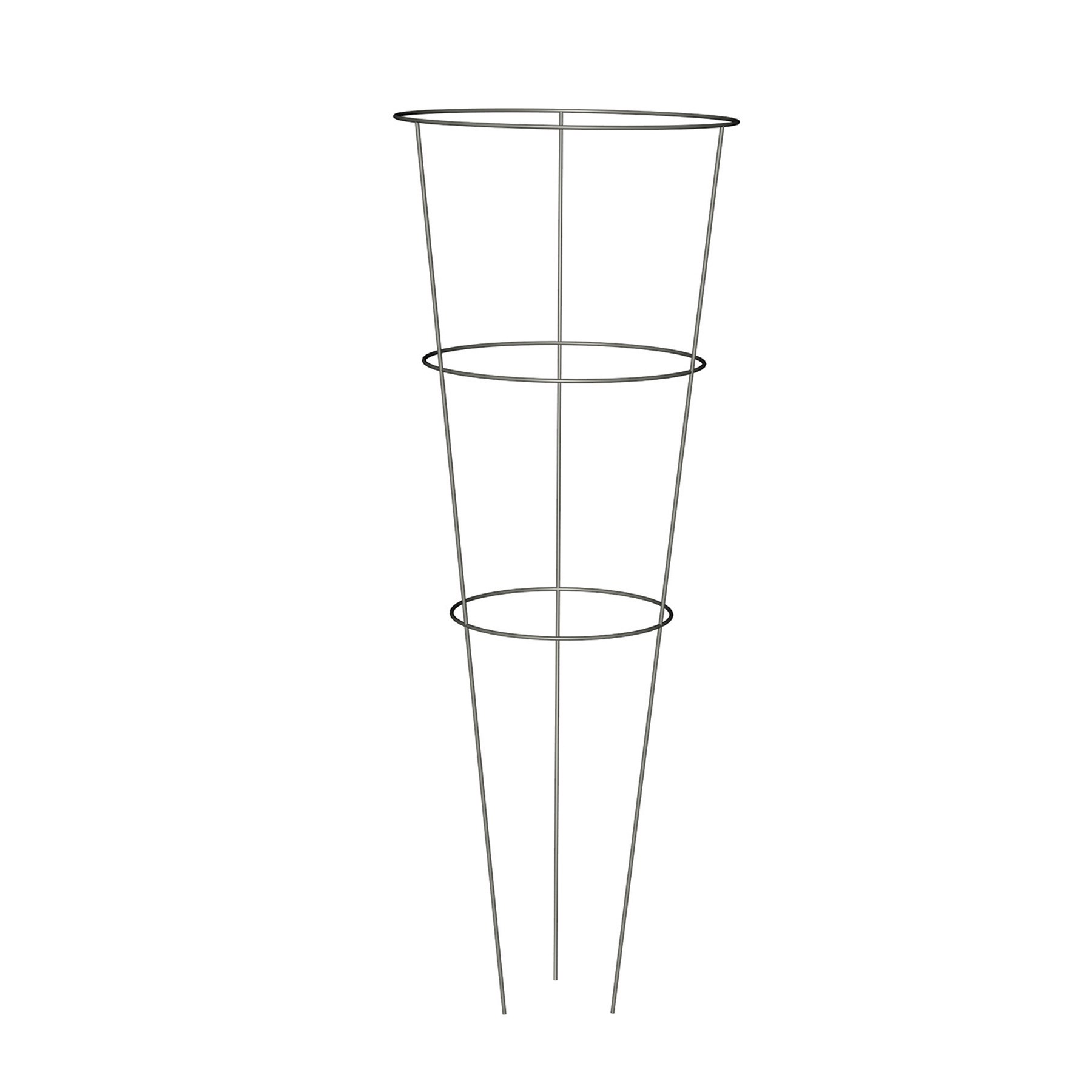 Panacea 33" 3 Leg 3 Ring Galvanized Tomato Cage — priced per each; minimum 25; multiples of 25
