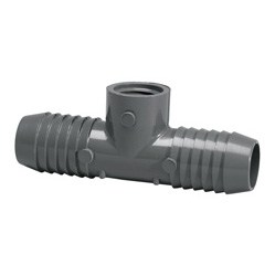 LAS 3/4IN PVC COMB INSERT TEE IIF 1402-007 3/4" INSERT X 3/4" FPT TEE 1402-007