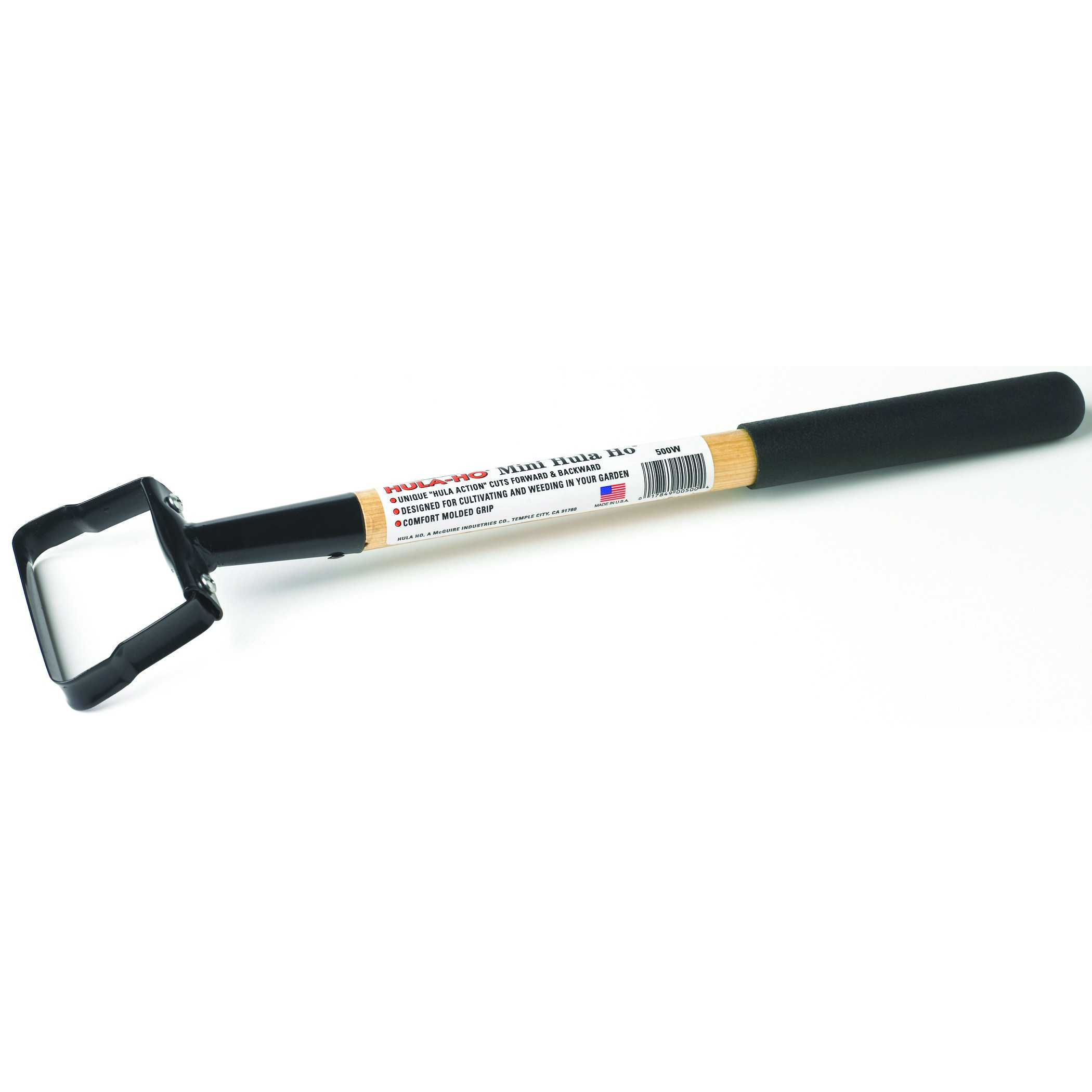 Flexrake Mini Hula-Ho with 14" Wood Handle & Comfort Grip — priced per each; minimum 12; multiples of 12