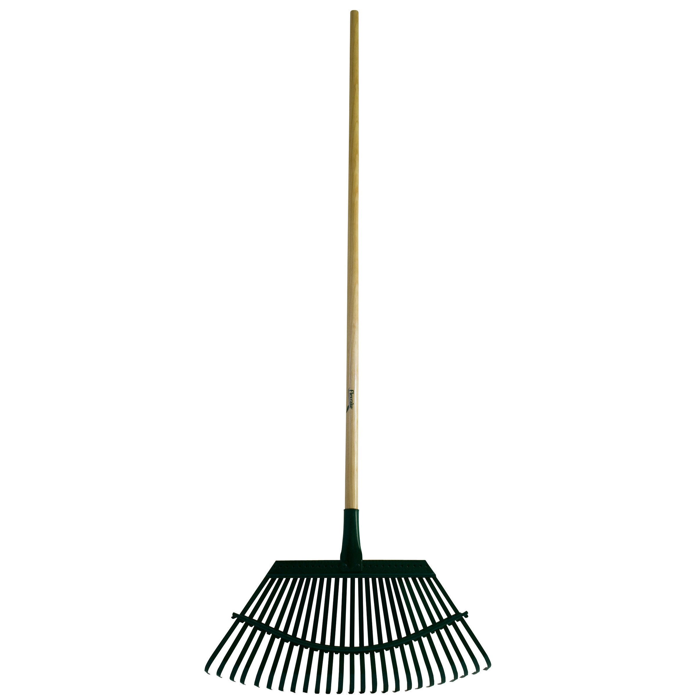 Flexrake Lawn Rake 19" Steel Head 48" Wood Handle — priced per each; minimum 12; multiples of 12