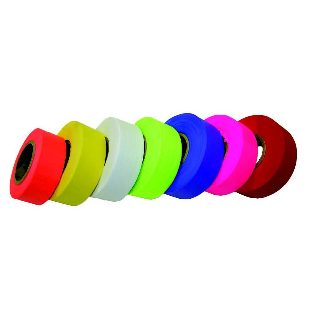 Bamboo Supply 1" x 300' Flagging Tape Red