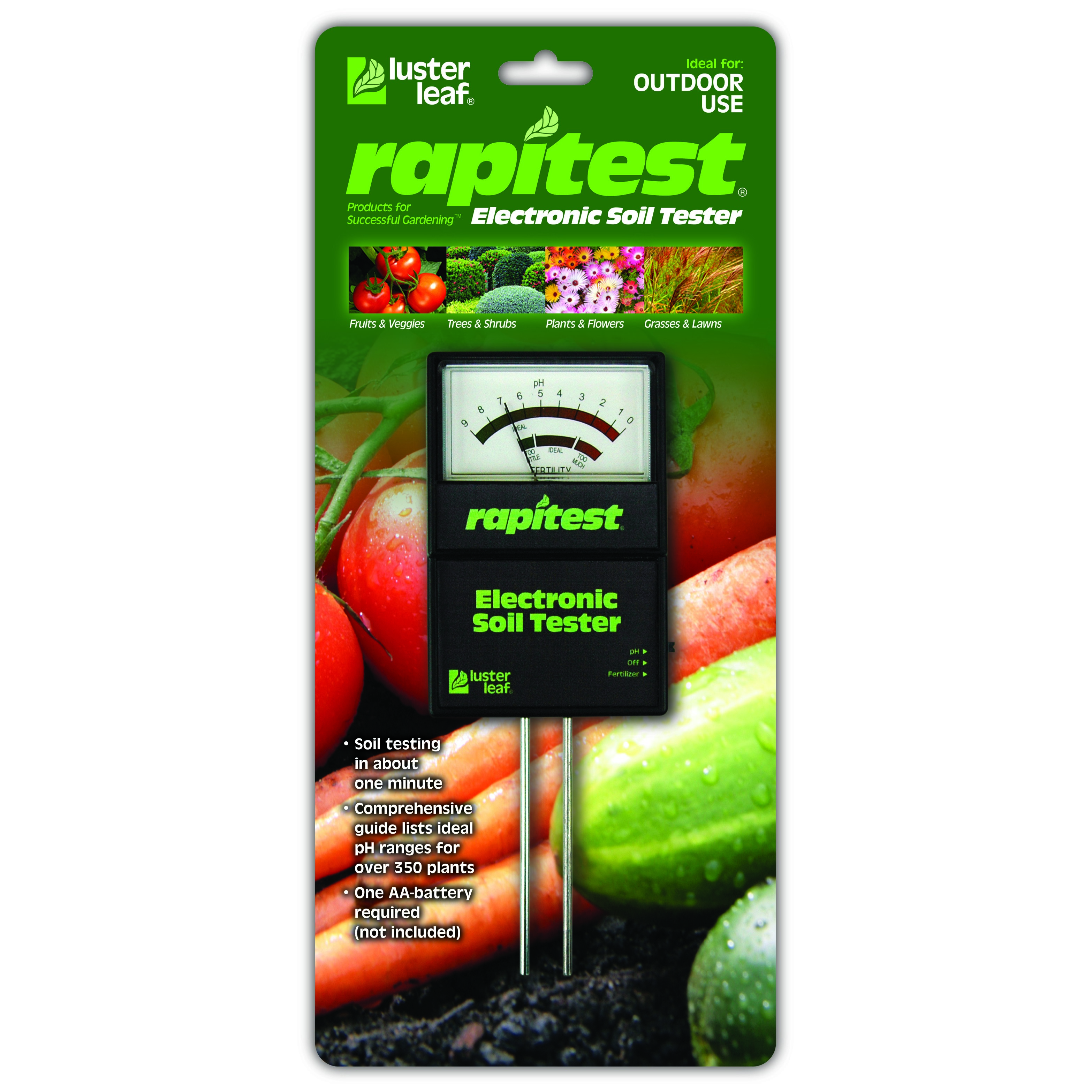 Luster Leaf Rapitest Electronic Soil Tester — priced per each; minimum 6; multiples of 6