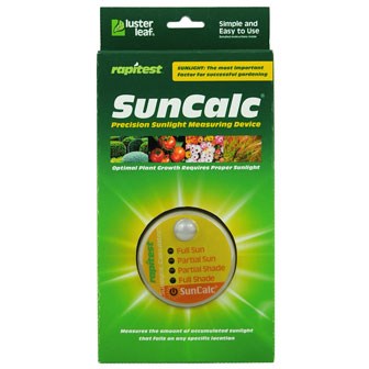 Luster Leaf SunCalc The Sunlight Calculator — priced per each; minimum 6; multiples of 6