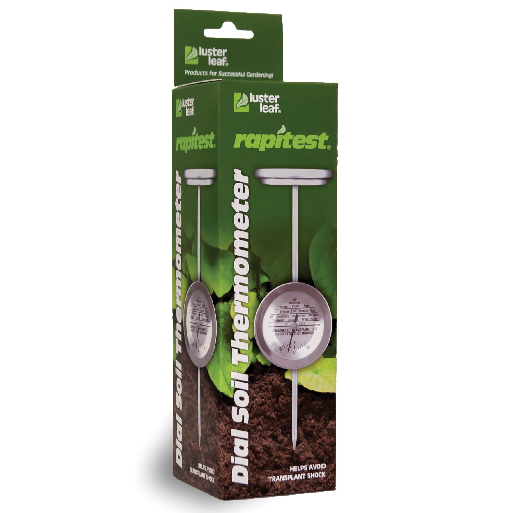 Luster Leaf Dial Soil Thermometer — priced per each; minimum 6; multiples of 6