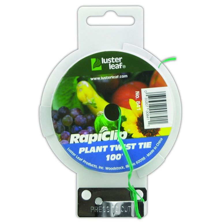 Luster Leaf 100' Plant Twist Tie With Cutter — priced per each; minimum 12; multiples of 12