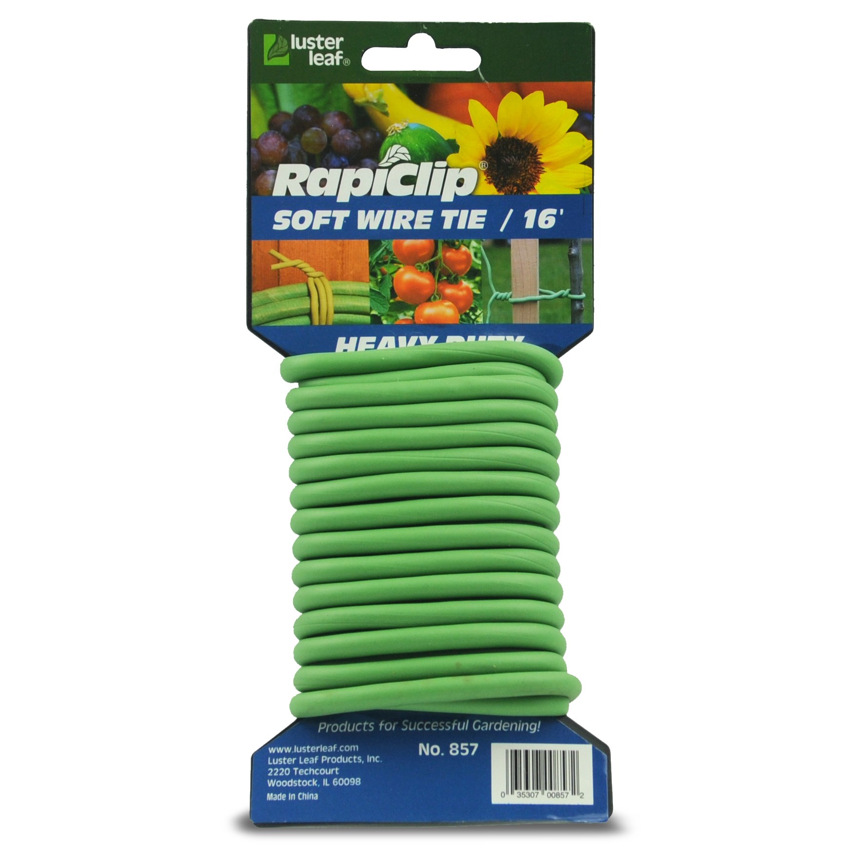 Luster Leaf 16' Heavy Duty Soft Twist Tie Wire — priced per each; minimum 12; multiples of 12