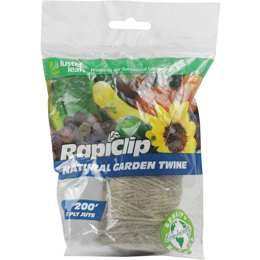 Luster Leaf 200' Heavy Duty 3Ply Garden Twine Natural — priced per each; minimum 12; multiples of 12