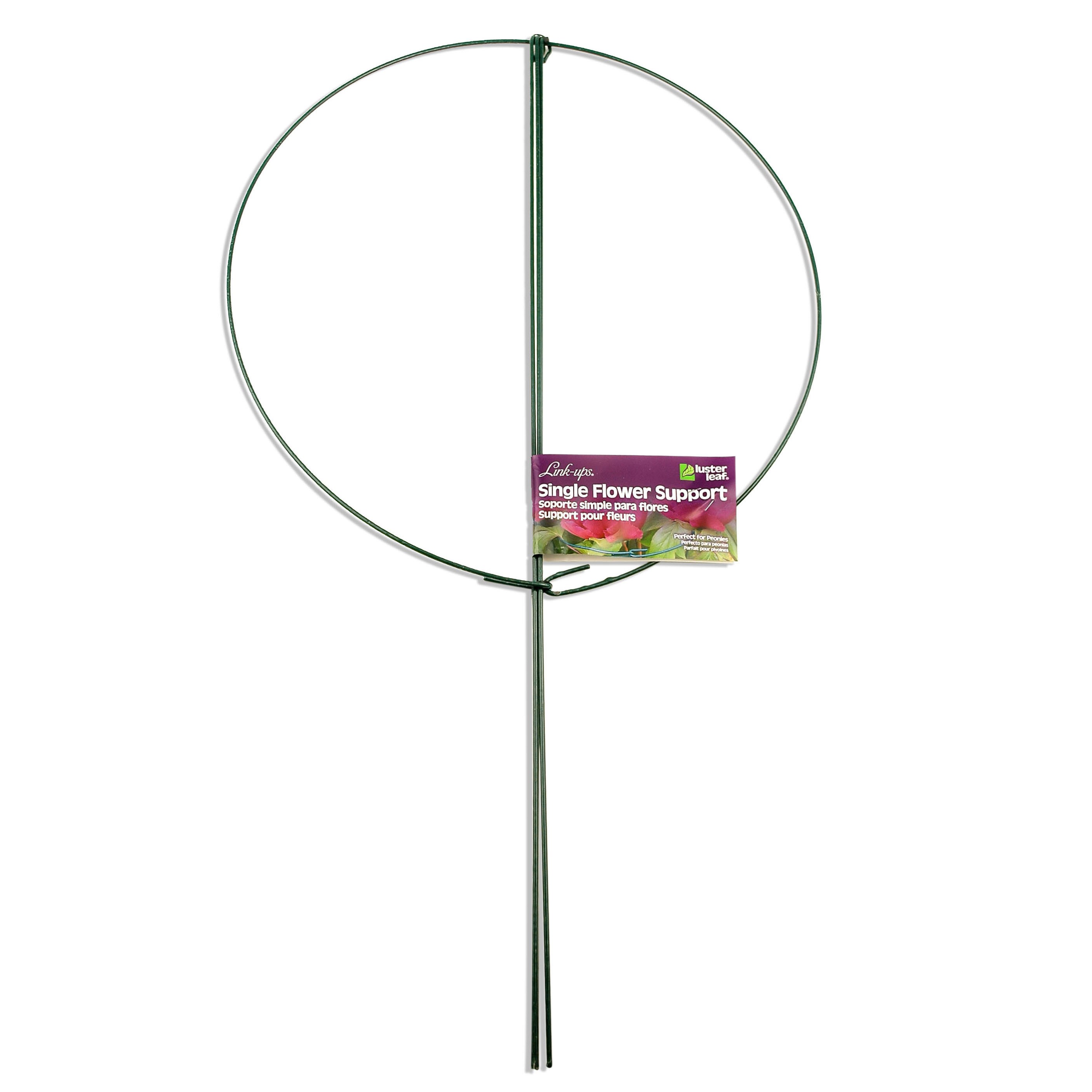 Luster Leaf Large Single Peony Support 18" Ring 30" Legs — priced per each; minimum 12; multiples of 12