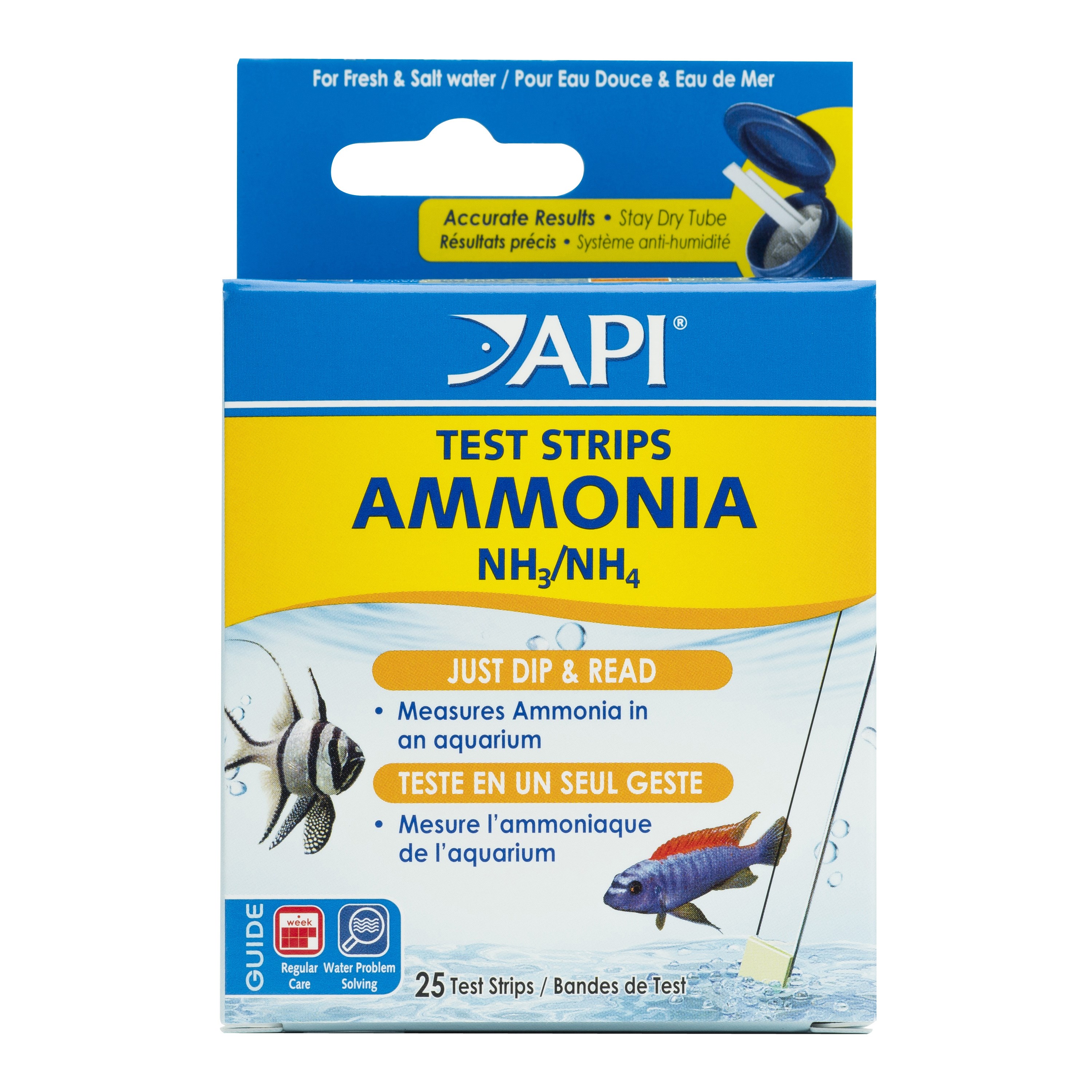 API Pond Ammonia Test Strips 25 Ct