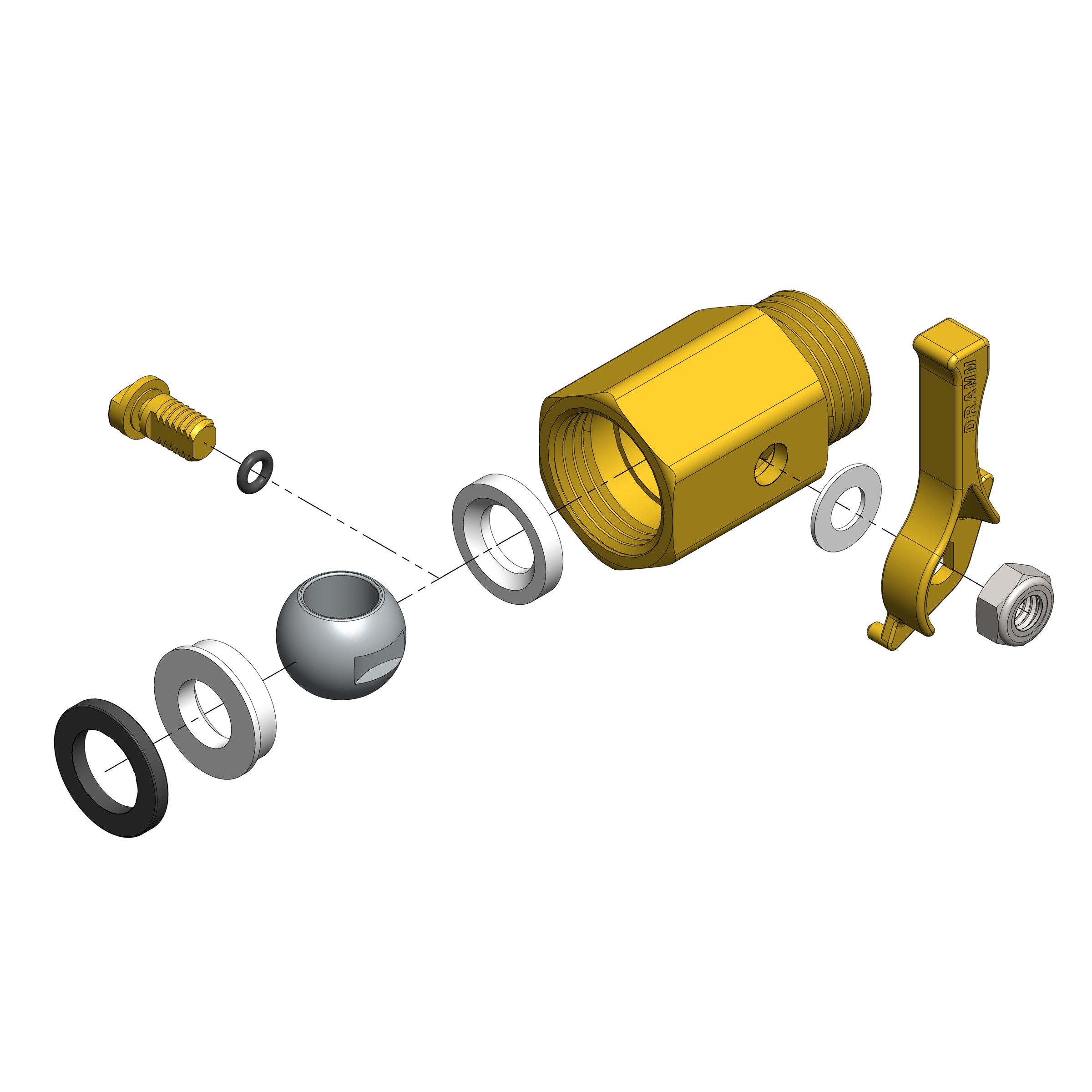 Dramm Brass Shut Off Repair Kit For #300