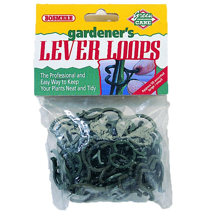Bosmere Lever Loops 50ct Asst Size Garden Helpers Reseal Bag